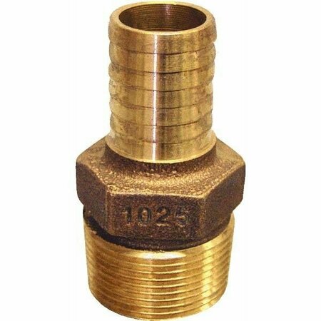 MERRILL Low Lead Brass Hose Barb Reducing Adapter RBMANL1025